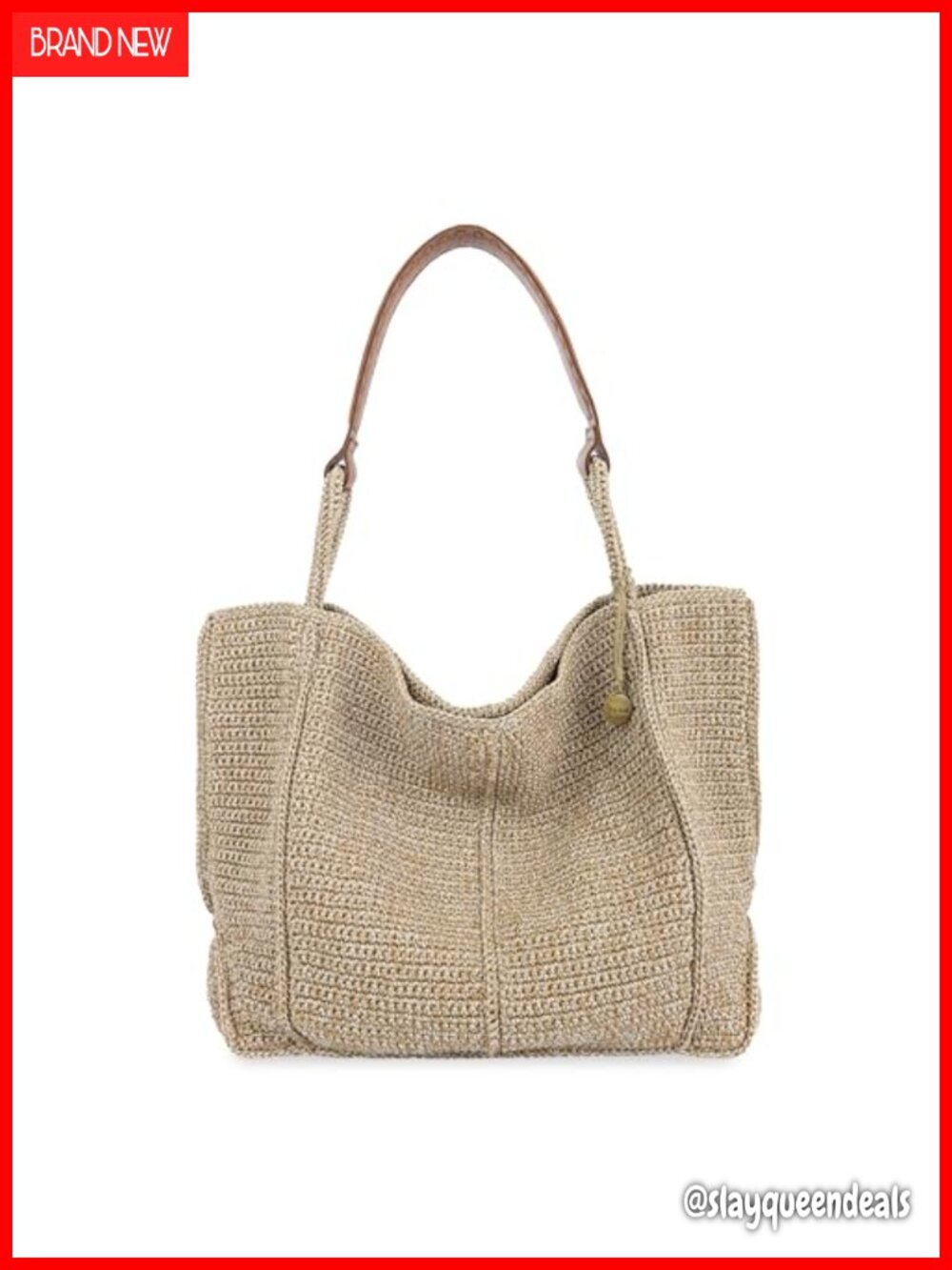 Leather Large Tote Bag Shoulder Strap Travel Beach Everyday Purse
